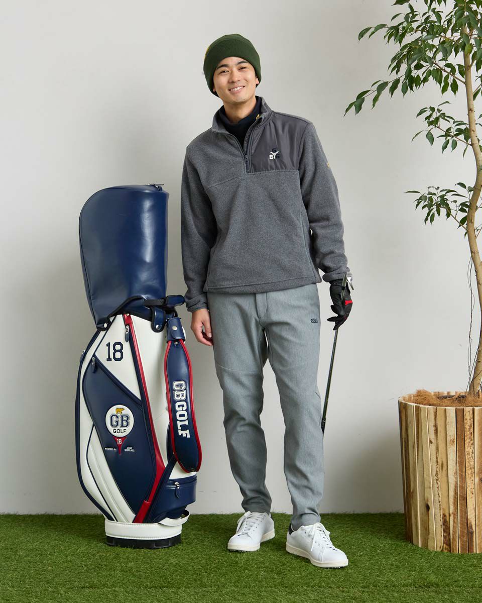 GB GOLFSPIKE ハーフZIPフリース | ゴールデンベアストア