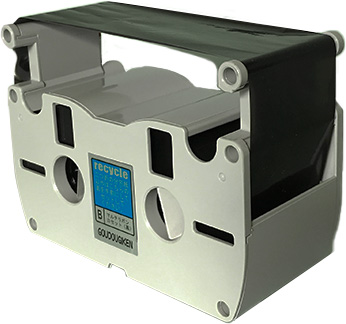 調剤薬局向け・散剤・錠剤 分包機サーマルリボンカセットのリユース