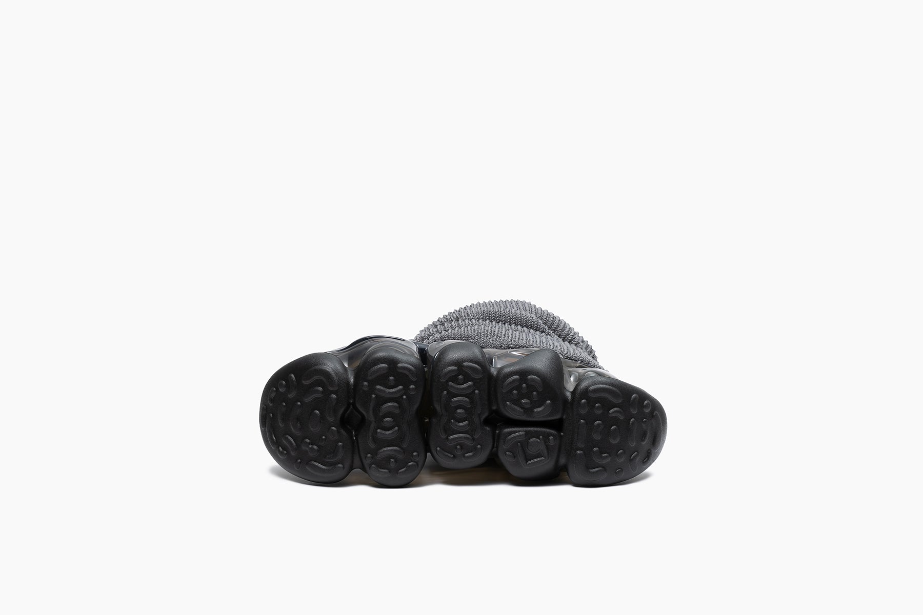 SKYSCRAPER LOOSE SOCKS KNIT - GRAY / BLACK (スカイスクレーパー