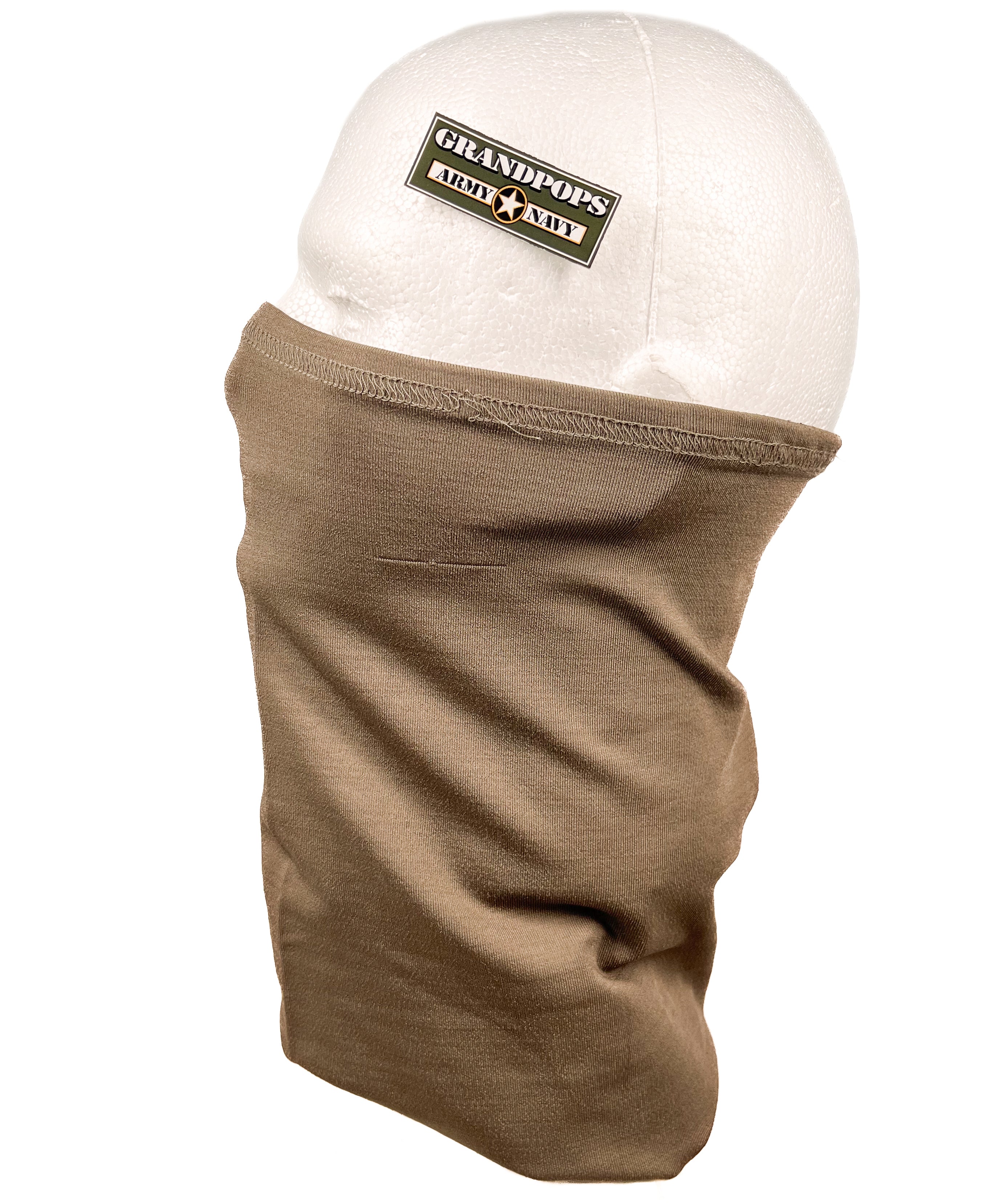 AR 670-1 Coyote Brown ECWCS Polyester Neck Gaiter USA MADE