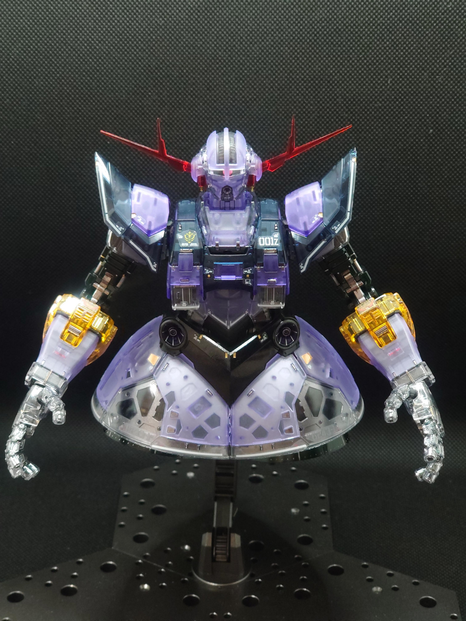 RG ジオング クリアカラー｜J'zさんのガンプラ作品｜GUNSTA（ガンスタ）