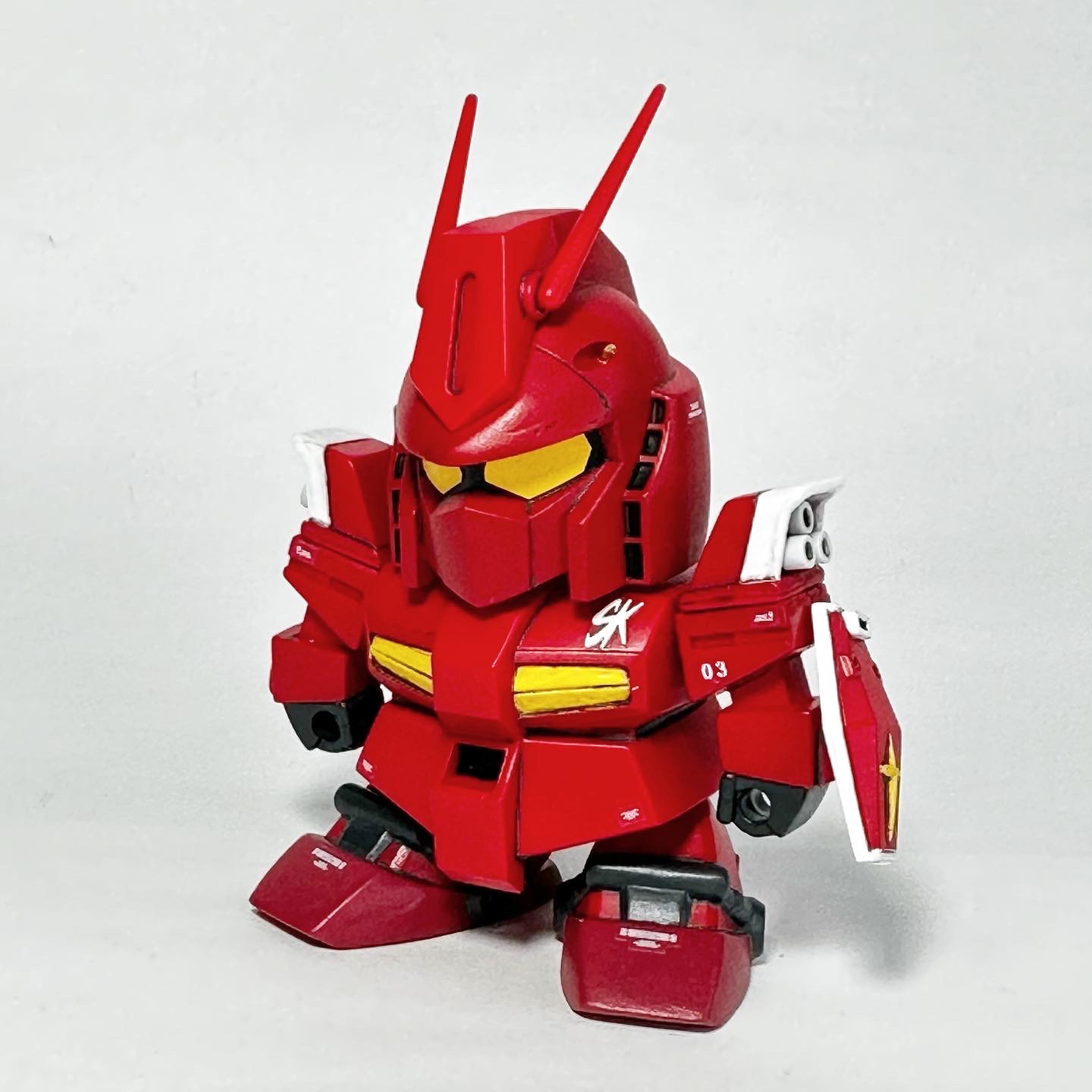 BB戦士 レッドウォーリア｜ますすさんのガンプラ作品｜GUNSTA（ガンスタ）