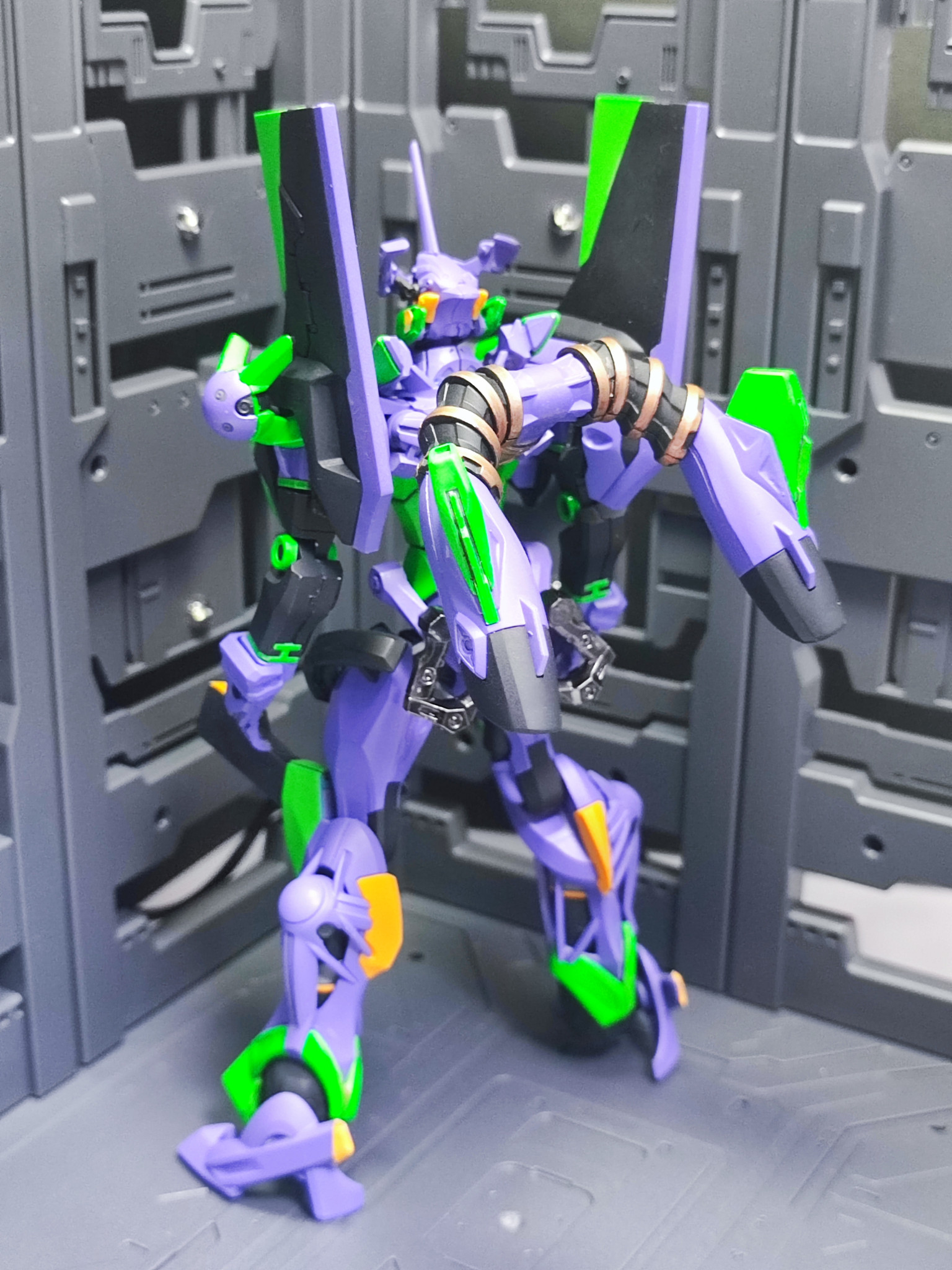 HG GQuuuuuuX TYPE:EVA-01｜KUMAKENさんのガンプラ作品｜GUNSTA