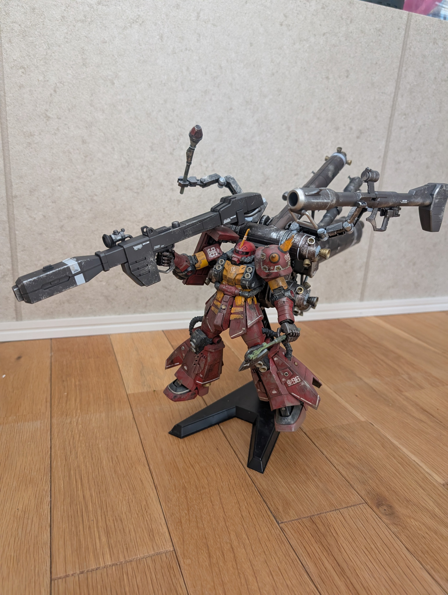 全塗装】MG 1/100 高機動型ザク“サイコ・ザク” Ver.Ka｜@mymmさんの