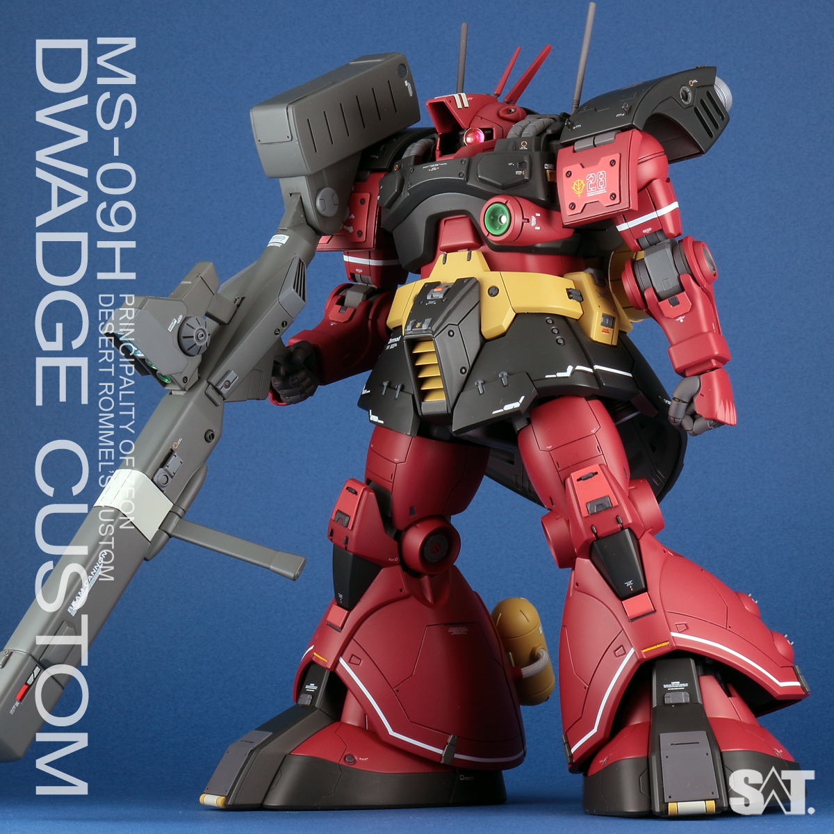 MG 1/100 ドワッジ改/DWADGE CUSTOM｜SATさんのガンプラ作品｜GUNSTA