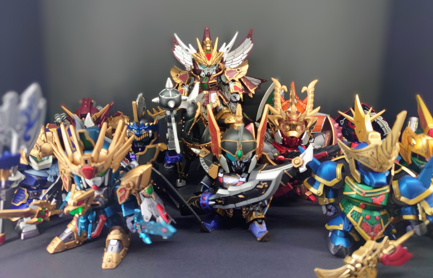 三国伝 紅蓮装 曹操ガンダム 全塗装｜三匹のMさんのガンプラ作品
