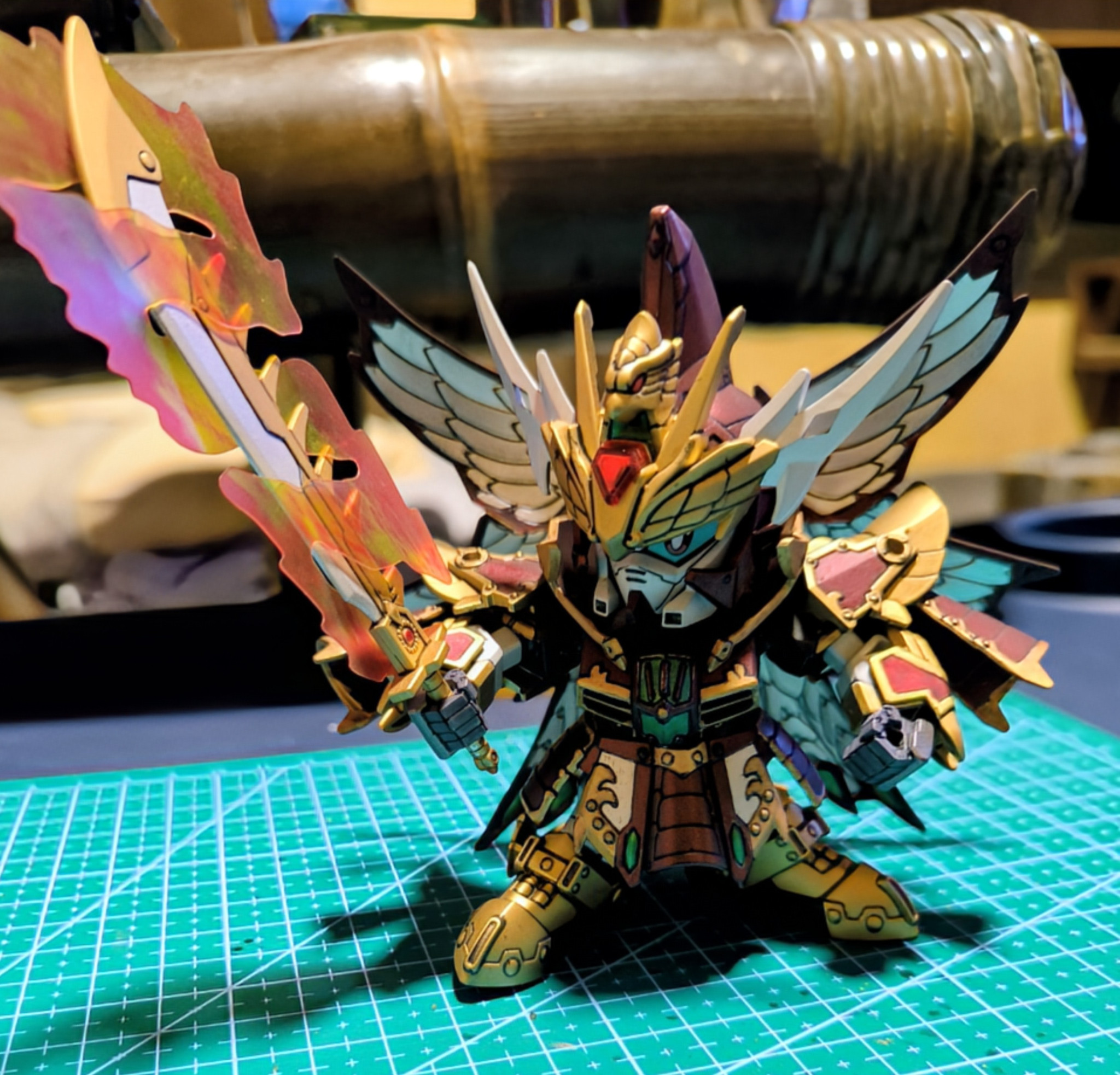 三国伝 紅蓮装 曹操ガンダム 全塗装｜三匹のMさんのガンプラ作品