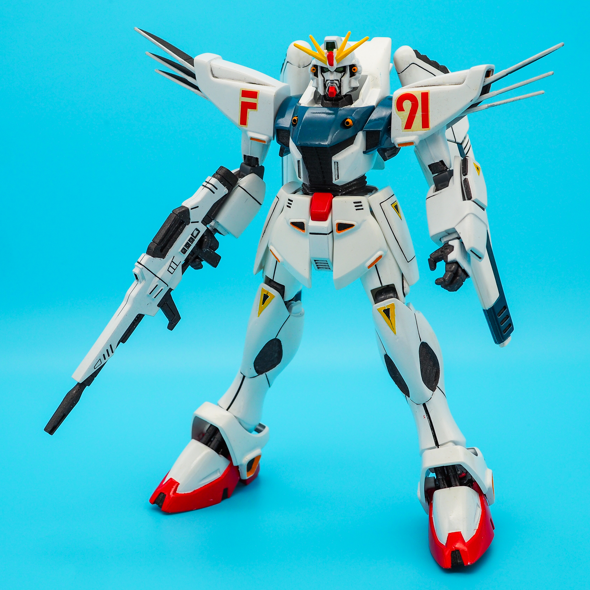 1/100 ガンダムF91（旧キット）｜@tomotripさんのガンプラ作品｜GUNSTA