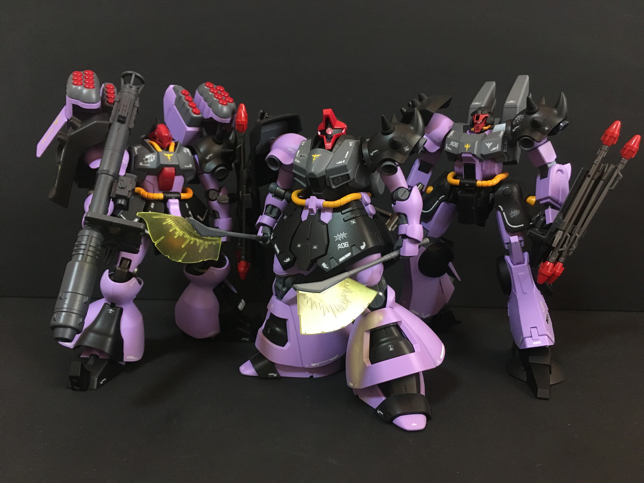 HG黒い三連星専用 ヤクト・ドーガ火力支援型｜ロメオ8さんのガンプラ