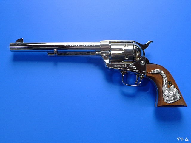 非売品】CAW コルトSAA ニッケルフィニッシュ ラトルスネーク木製