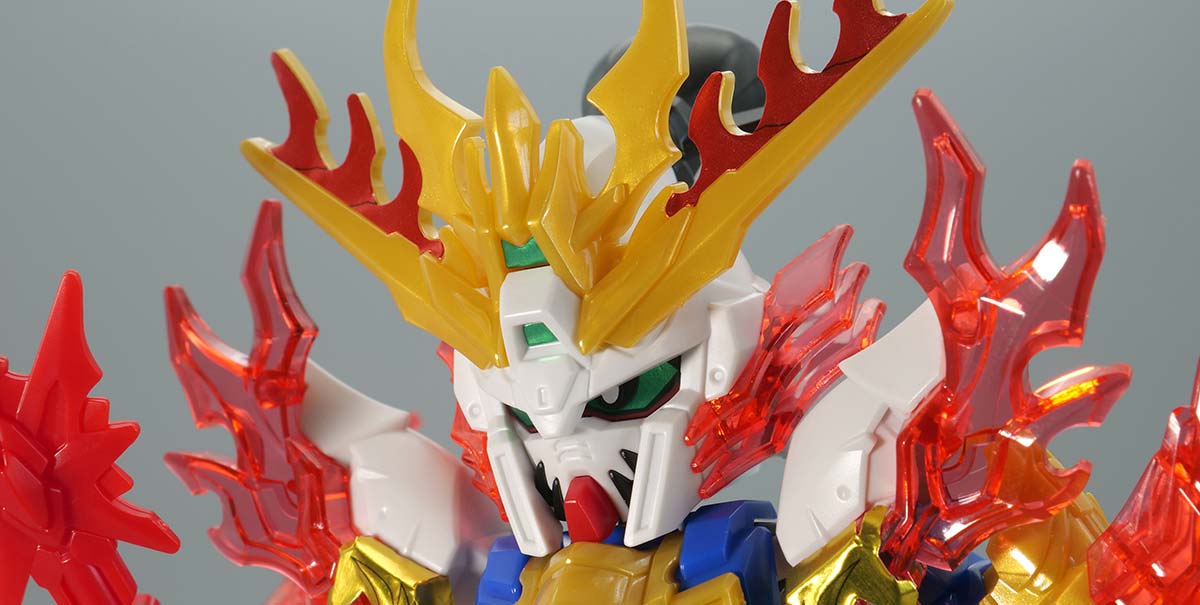 ガンプラ】張飛ゴッドガンダム レビュー【SD 三国創傑伝】 | ポッチの