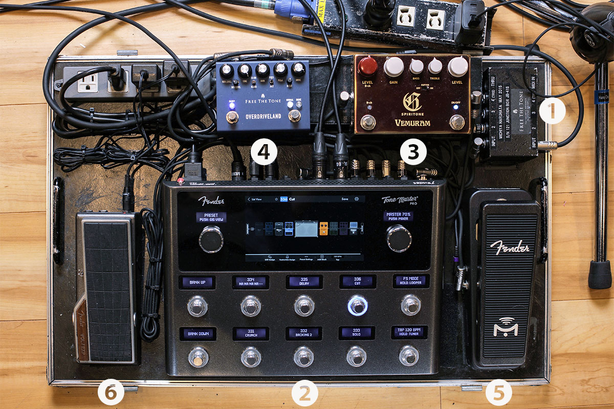 2025年8月に開催されたTUBEの横浜スタジアム公演で、春畑道哉が使用