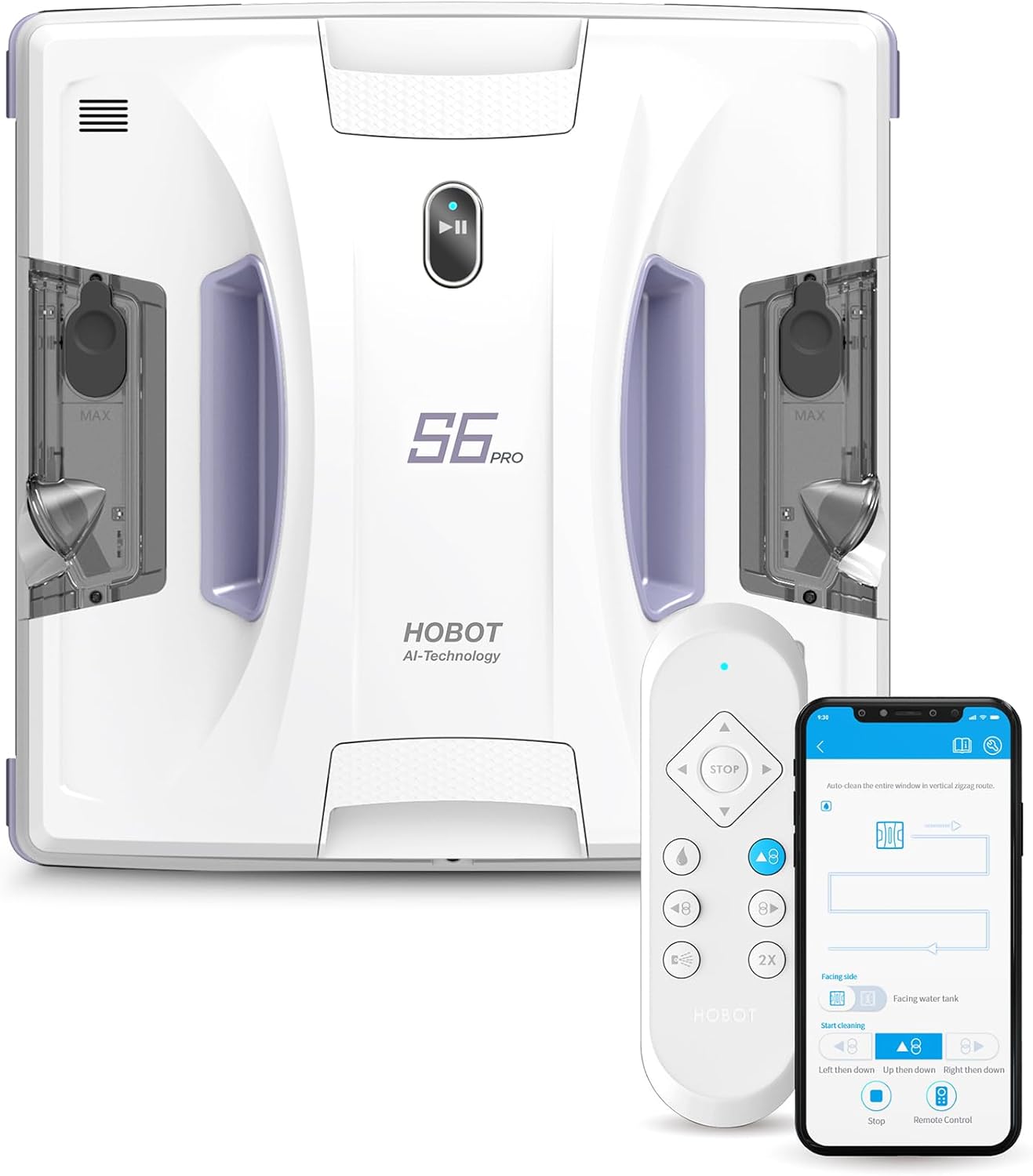 月額8,800円レンタルプラン： HOBOT HOBOT-S6 Pro 窓拭きロボット お