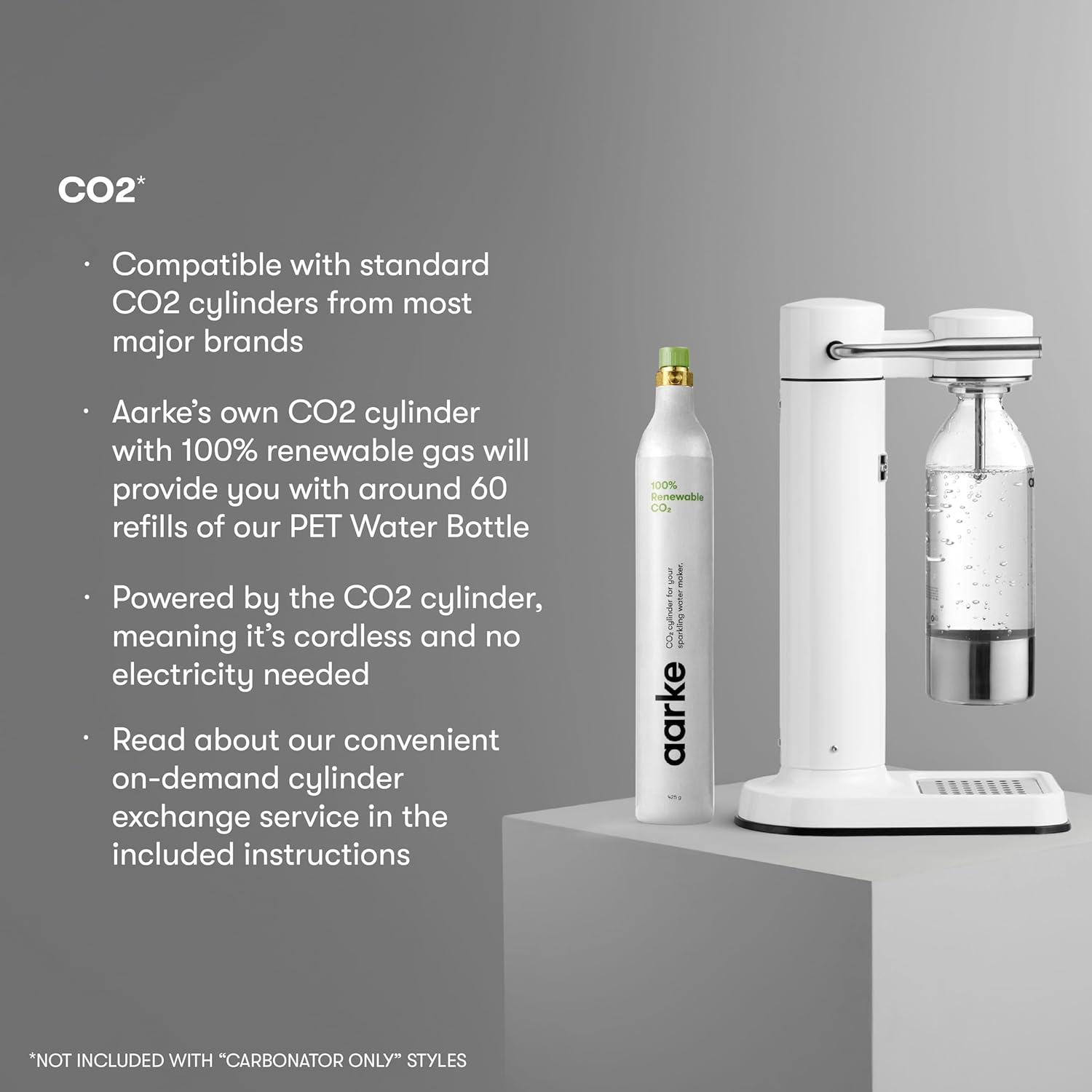 月額3,780円レンタルプラン：aarke カーボネーター3 炭酸水メーカー