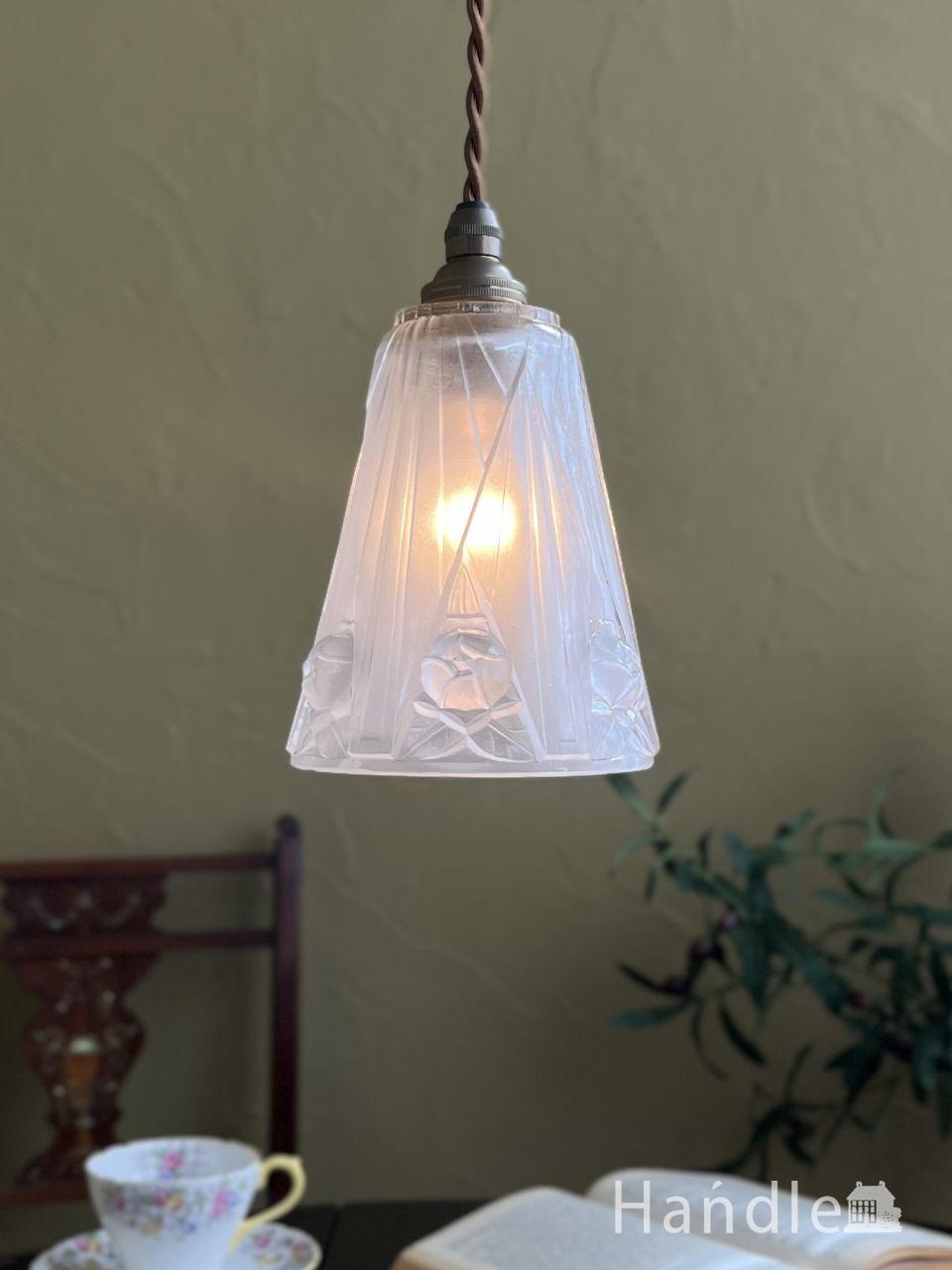 インダストリアル照明、フランスアンティークエナメルランプ（Lipa