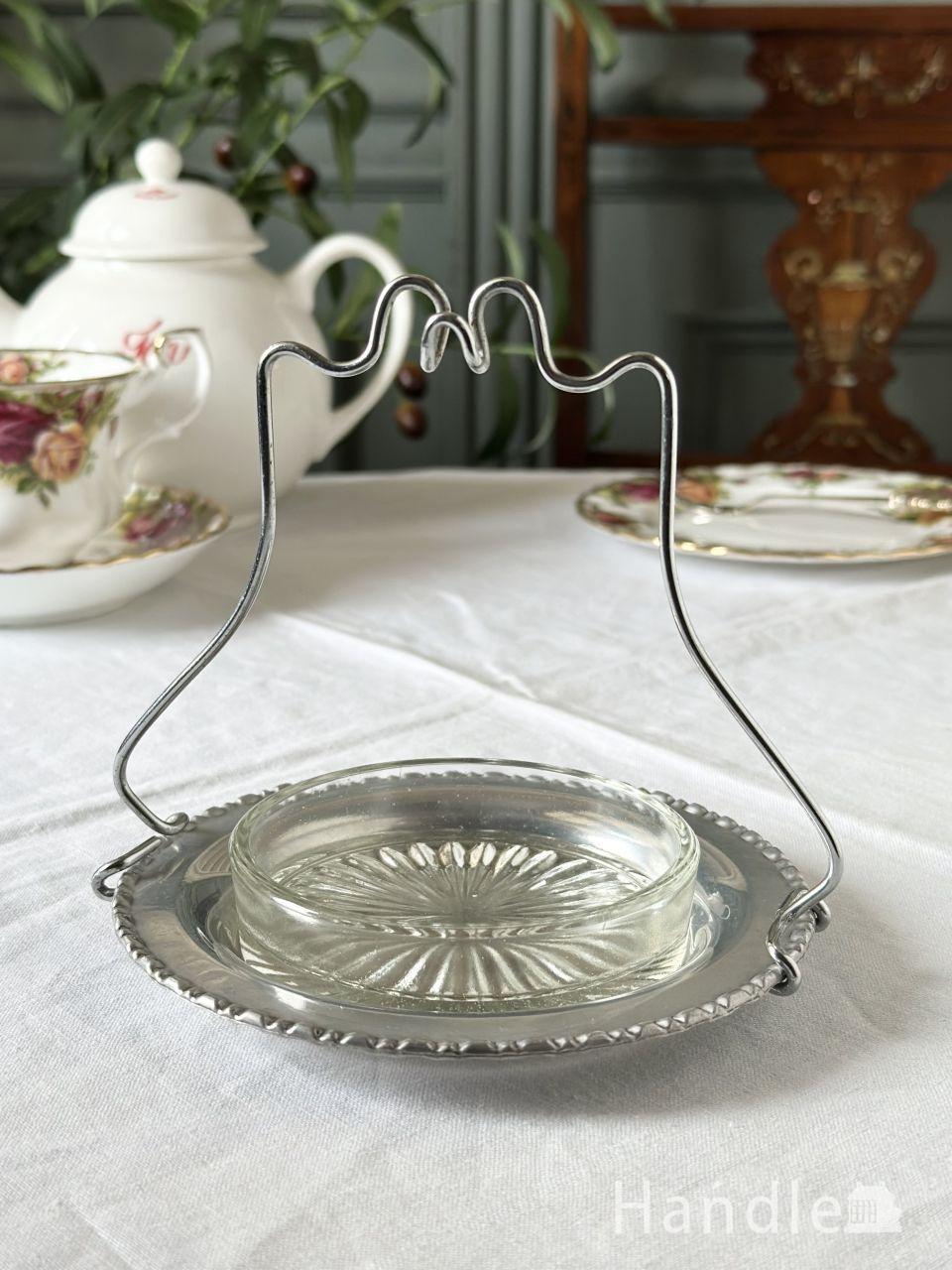 アンティークの英国シルバー雑貨、シルバープレートのフィンガーボウル