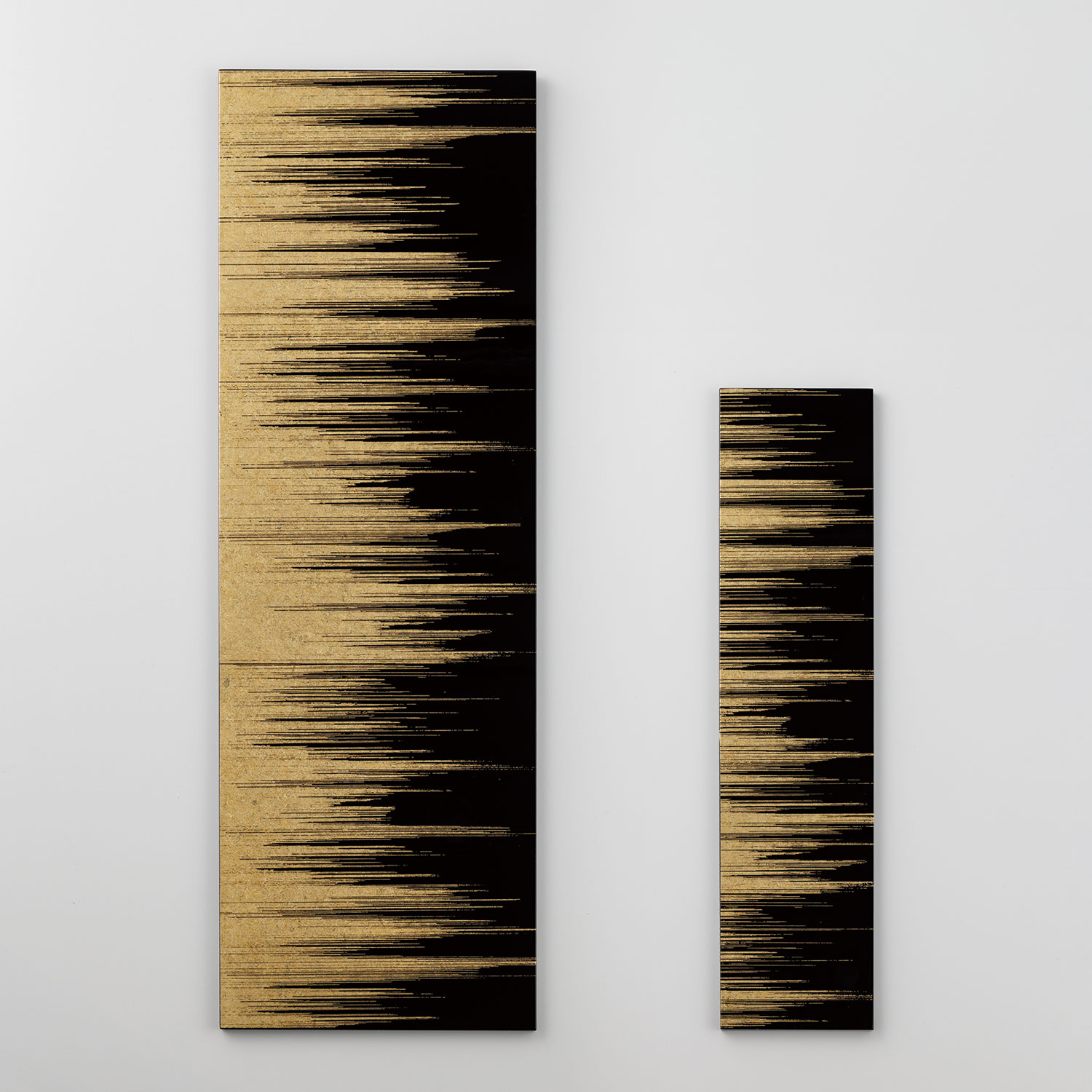 箔一 hakuichi 金箔 金沢箔 金沢 工芸品 櫛引 アートパネル 黒｜金箔