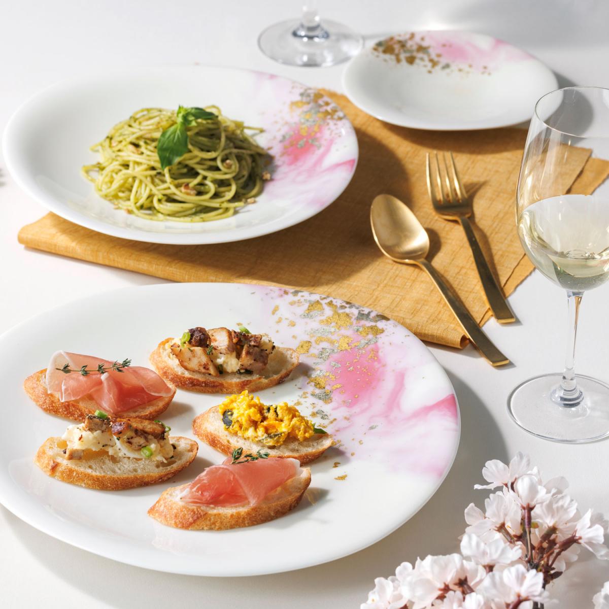 箔一 hakuichi 金箔 金沢箔 金沢 工芸品 水彩-SAKURA- プレート(L)