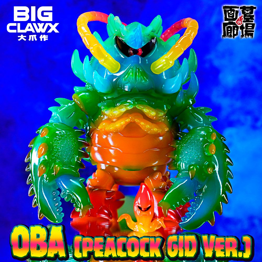 2月21日(水)18時より抽選開始】【Bigclawx】OBA (Peacock GID Ver.)が