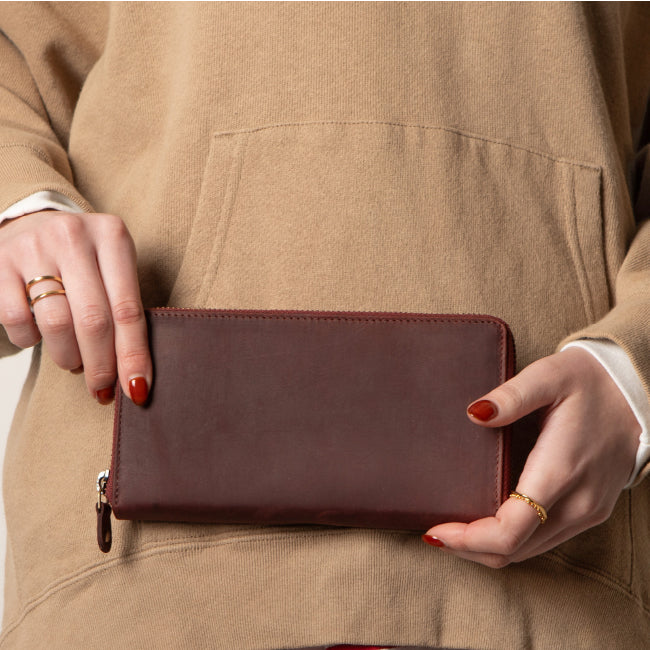 長財布 ラウンドファスナー 本革 Hallelujah