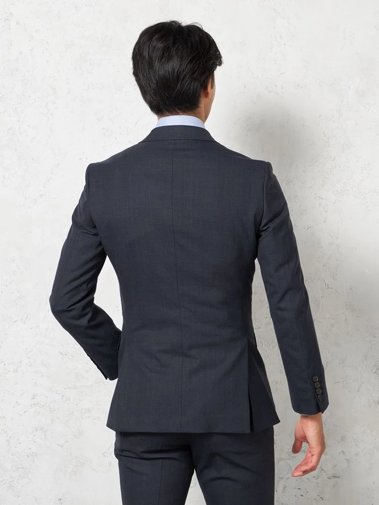 パンツウォッシャブル】スリーピーススーツ 2つボタン ウール混