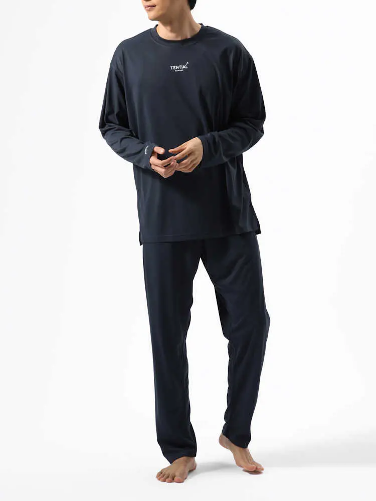 ネイビー 【男女兼用】一般医療機器 TENTIAL BAKUNE DRY ロング下