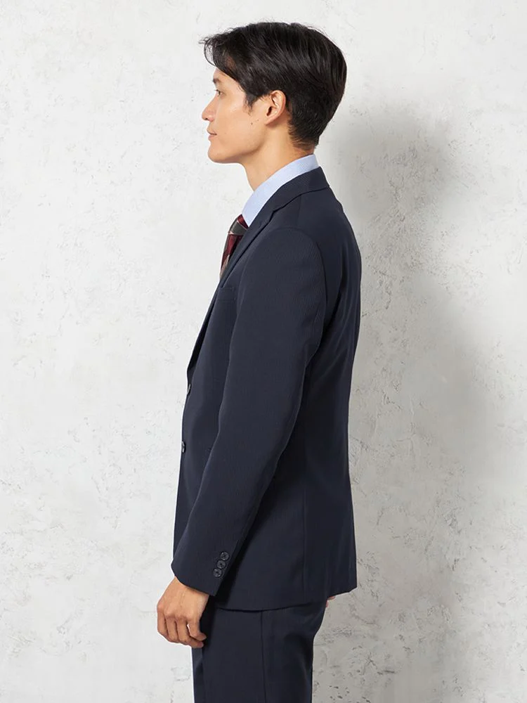 上下ウォッシャブル】スリーピーススーツ 2つボタン スリムシルエット