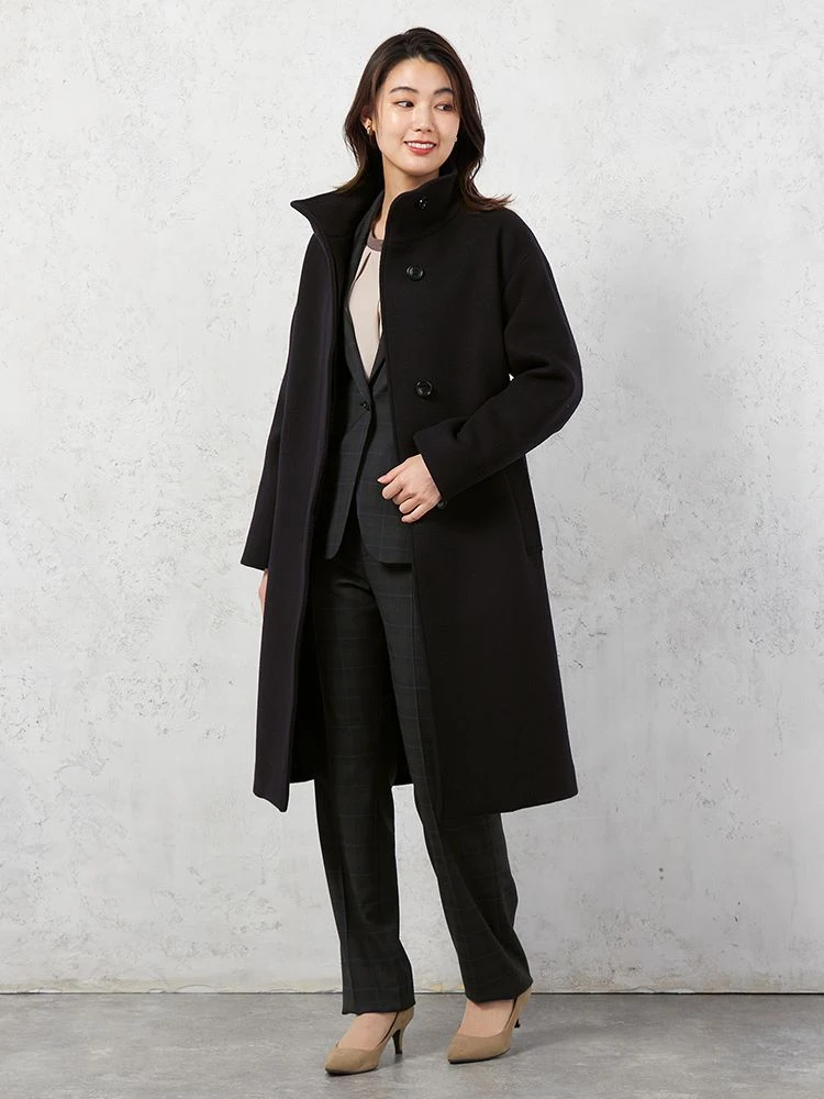 美品サルヴァトーレ・サントロ 比翼ラムレザーパイソン型押し裏ウール