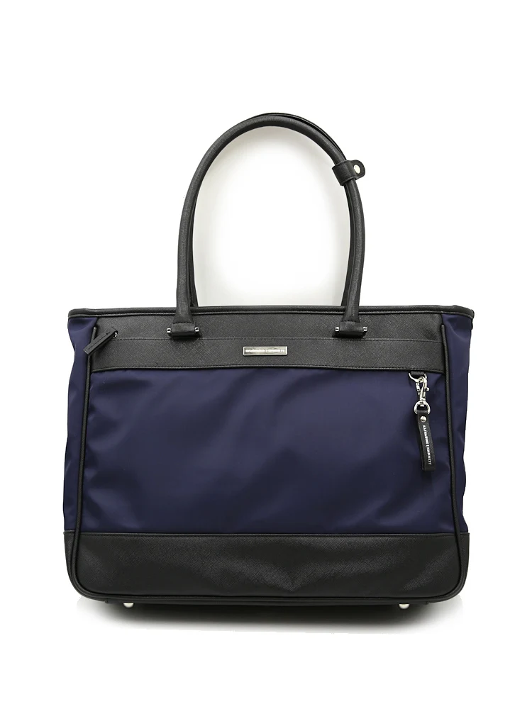 ネイビー 【KATHARINE E HAMNETT-キャサリン・E・ハムネット-】トート