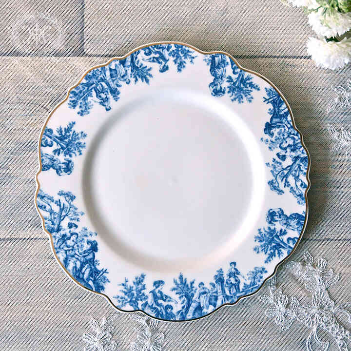 ギフトSET/トワルドジュイ/ブルー アフタヌーンティー食器セット｜輸入