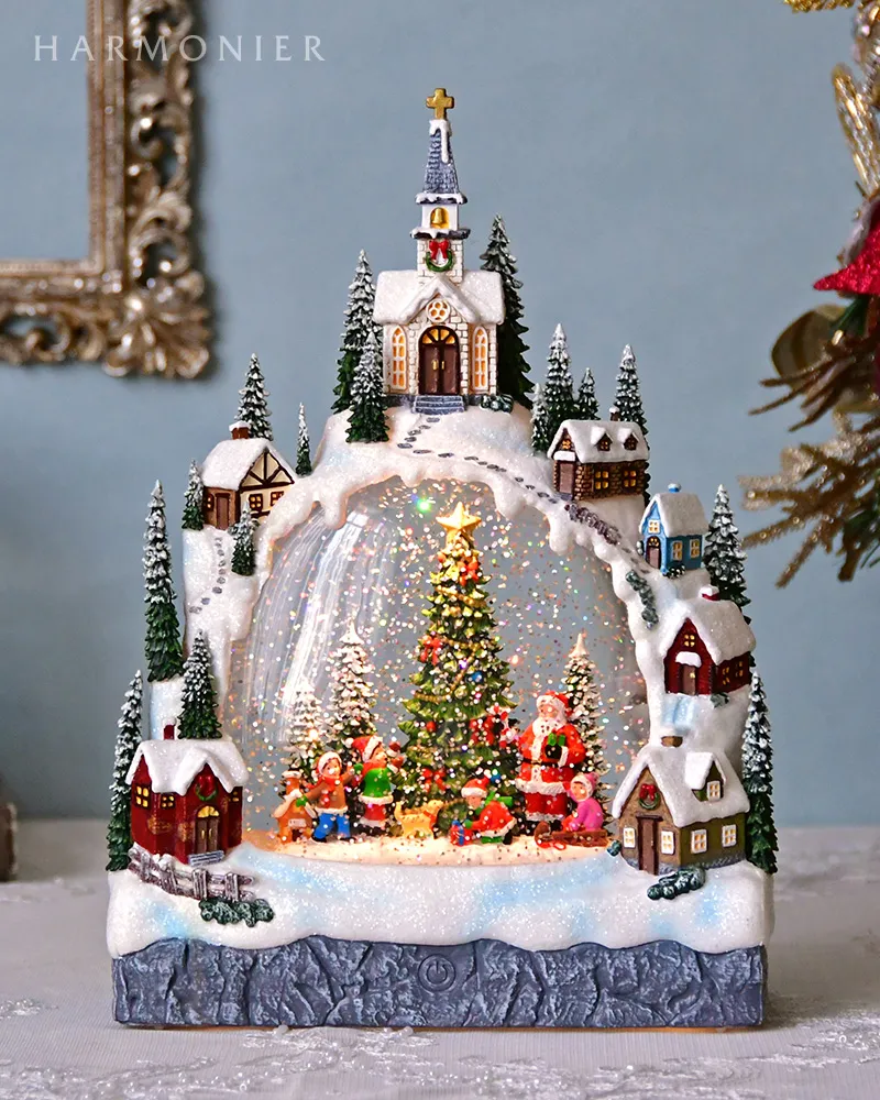 リキッドLEDクリスマスビレッジ※電池/USB仕様｜クリスマス雑貨の通販