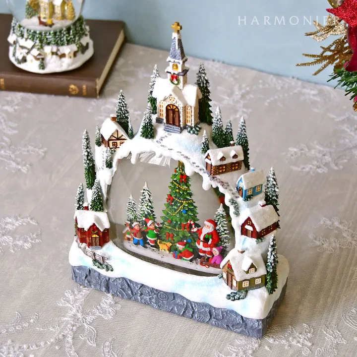 リキッドLEDクリスマスビレッジ※電池/USB仕様｜クリスマス雑貨の通販