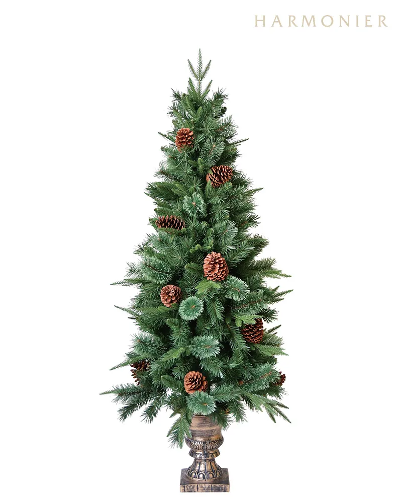 スリムパインポットクリスマスツリー120cm｜クリスマス雑貨の通販