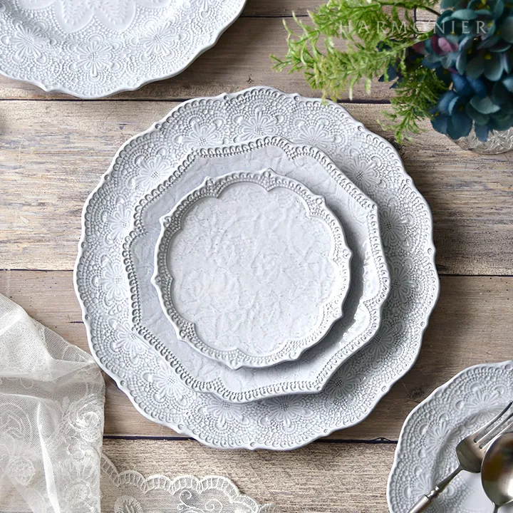 メルレットホワイトプレート16cm/イタリア製｜輸入食器・雑貨の通販