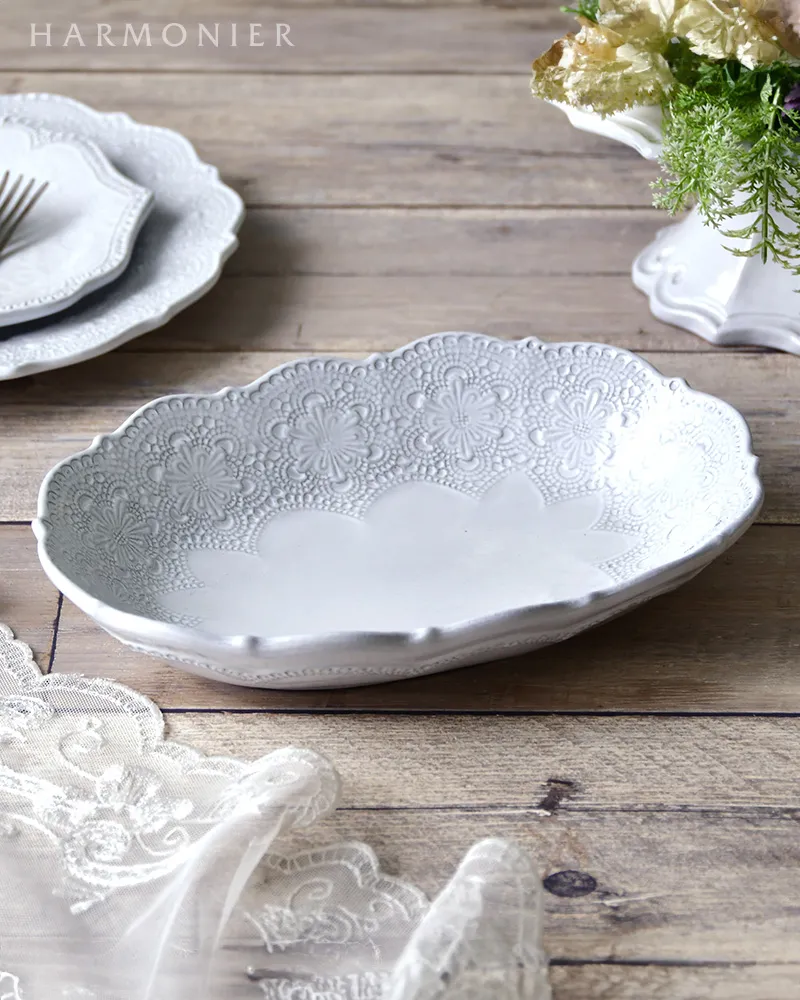 メルレットホワイトプレート16cm/イタリア製｜輸入食器・雑貨の通販