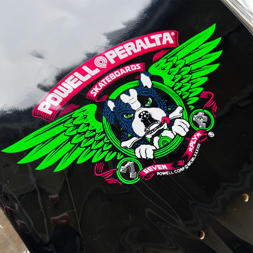 10.0in x 31.5in FRANKIE HILL BULLDOG BLACKLIGHT SKATEBOARD DECK