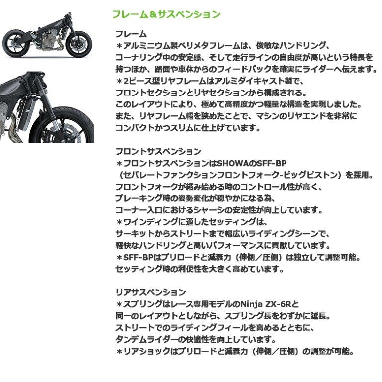 新車 20 Ninja ZX-6R はとや(HATOYA)-スペック詳細