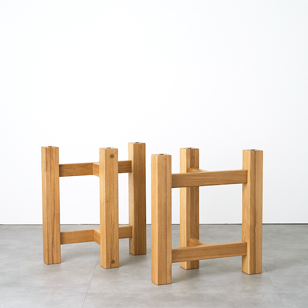 一枚板「木製T字脚」 | 葉山家具