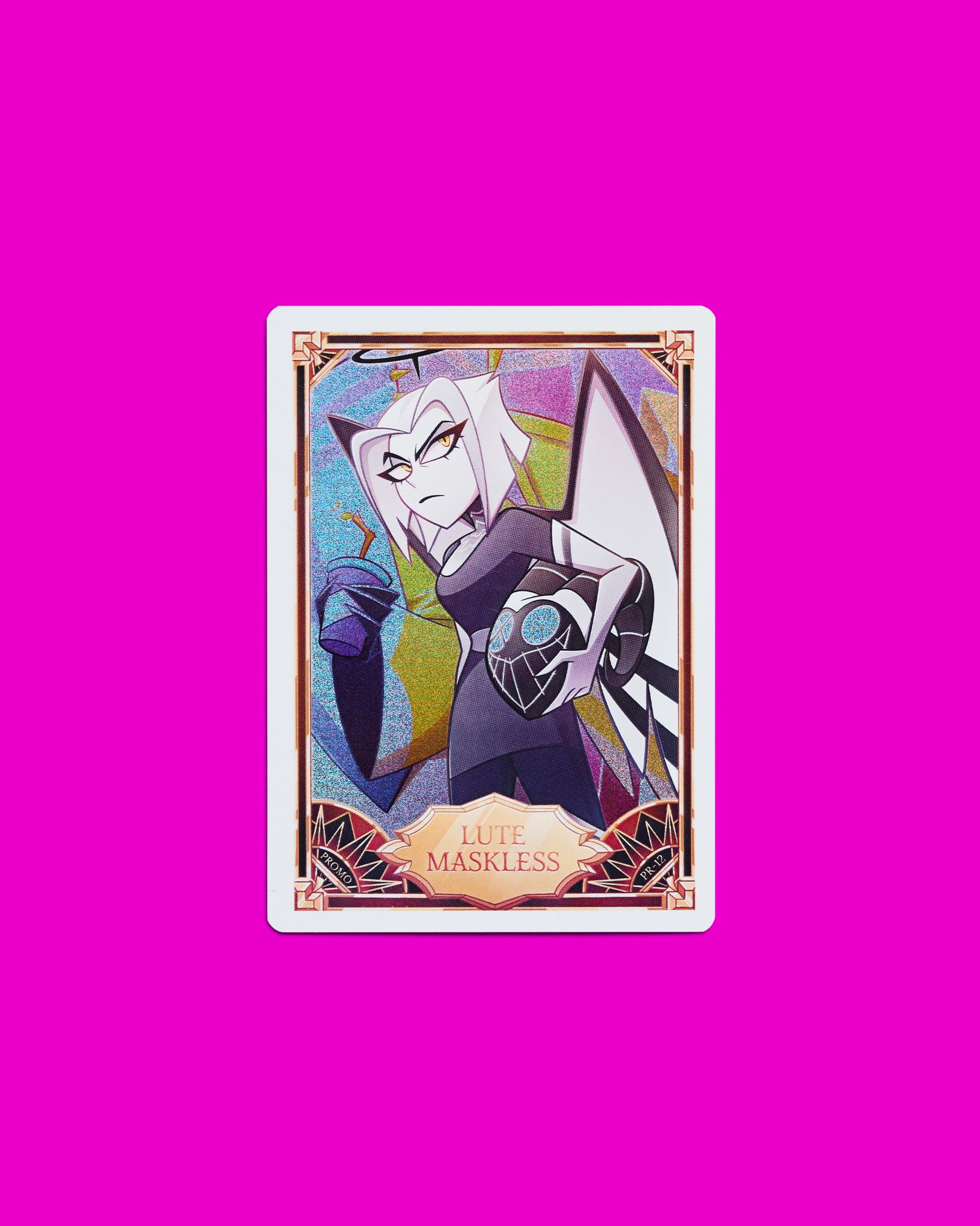 Hazbin Hotel Trading Cards Lute Maskless Promo Card (PR-12