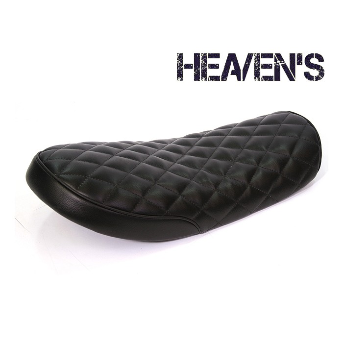 SR400/500 フラットシート ブラック/ダイヤ | オートバイのカスタム