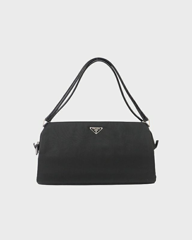 PRADA 三角ロゴ金具ナイロンレザーワンショルダーバッグ | Hedy
