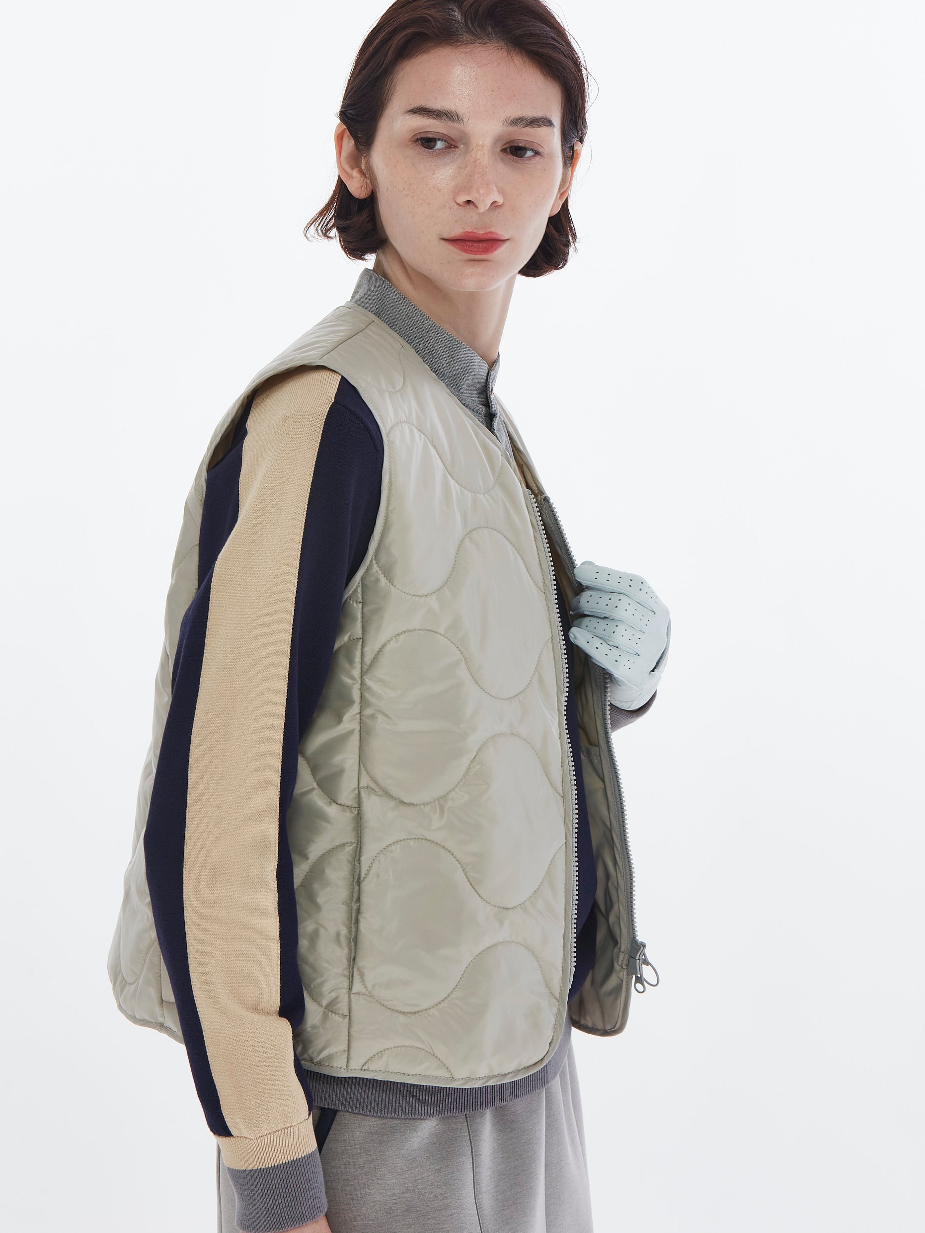 ZERO-LAYER キルテッドベスト・ウィメンズ