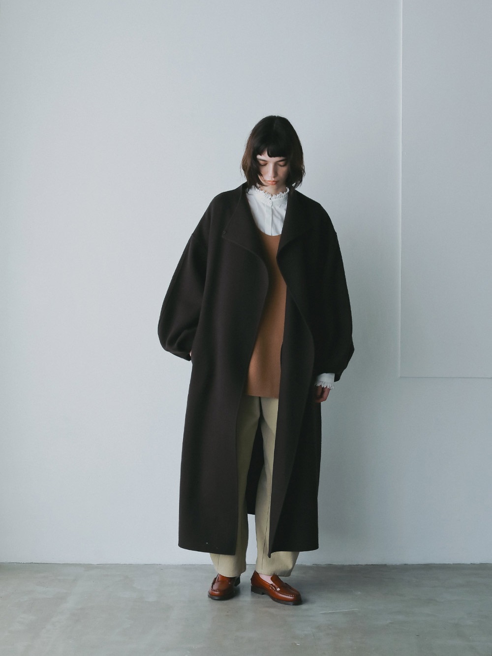 ウールリバードルマンコート | Coat | HER. Online Store