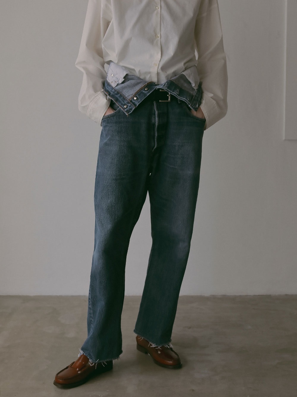 QUIITO W WAIST DENIM PT | Pants | HER. Online Store