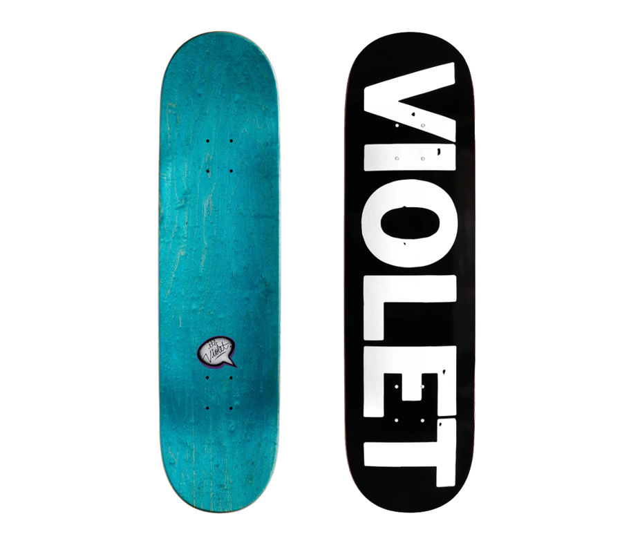 VIOLET VIOLET CREW DECK (8 x 31.7inch) デッキ スケートボード