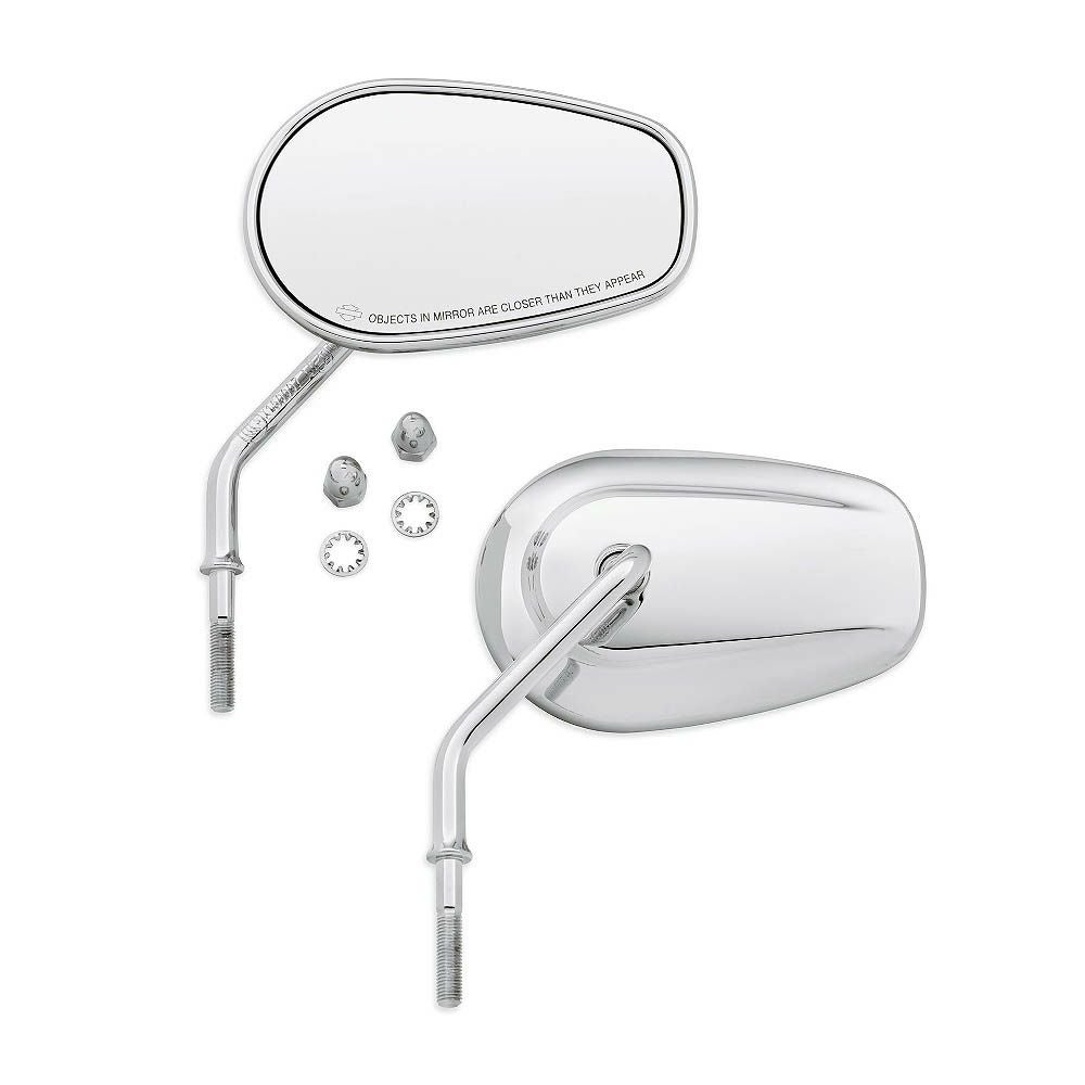 ハーレー、テーパー・ミラー/クローム 左右ペア ショート |ハーレー