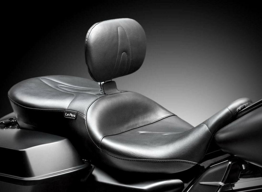 ハーレー、ツーリング用ラペラ(LePera) ツーアップ（2人乗り用）シート