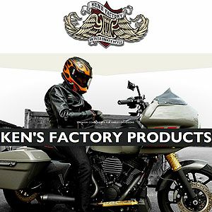 KEN'S FACTORY ラピッドシリーズ ポインテッドデザイン ミラー 左用
