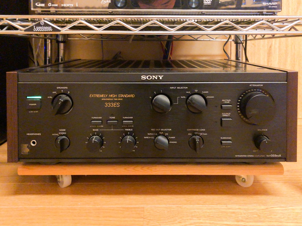 SONYのプリメインアンプ TA-F333ESX メンテを施し完全復活!? | ひま