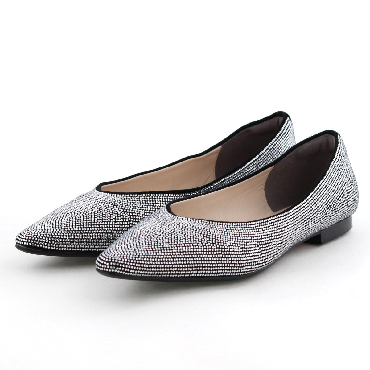 ラインストーンフラットパンプス/554111